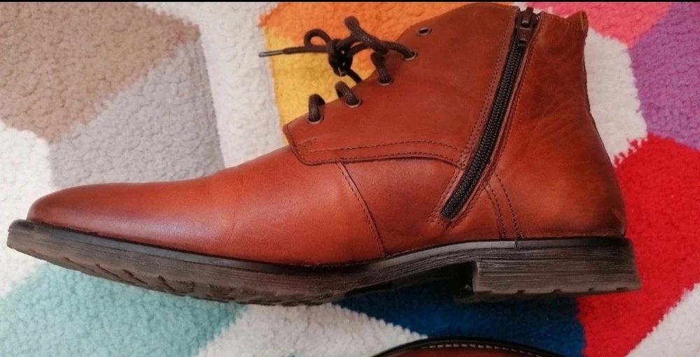 Ghete piele mărimea 43, 27.5 cm interior