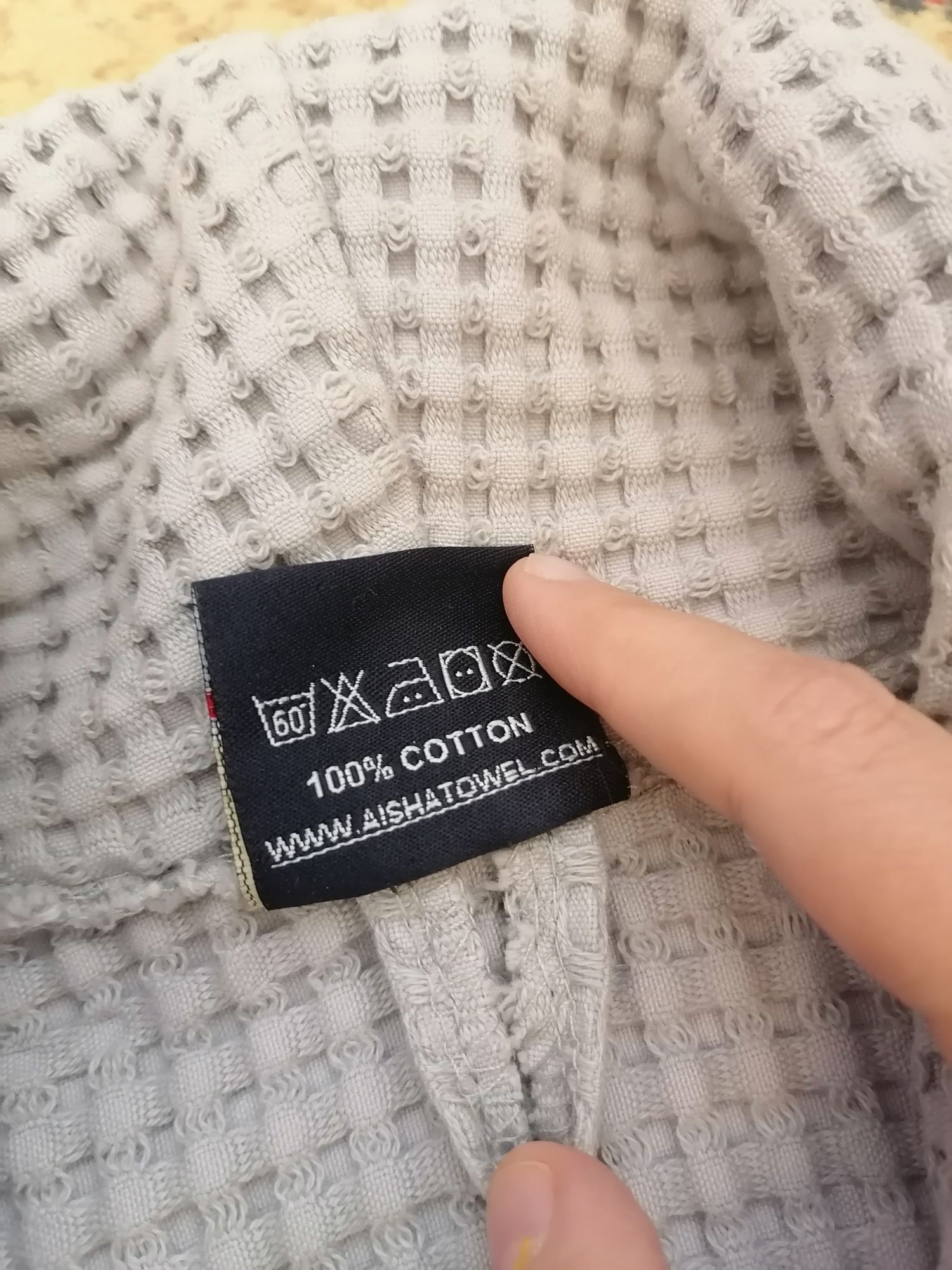 Банный халат из 100% хлопка