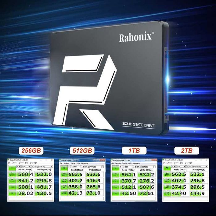 SSD дискове 256GB и 512GB, чисто нови, 2.5", SATA3, с гаранция