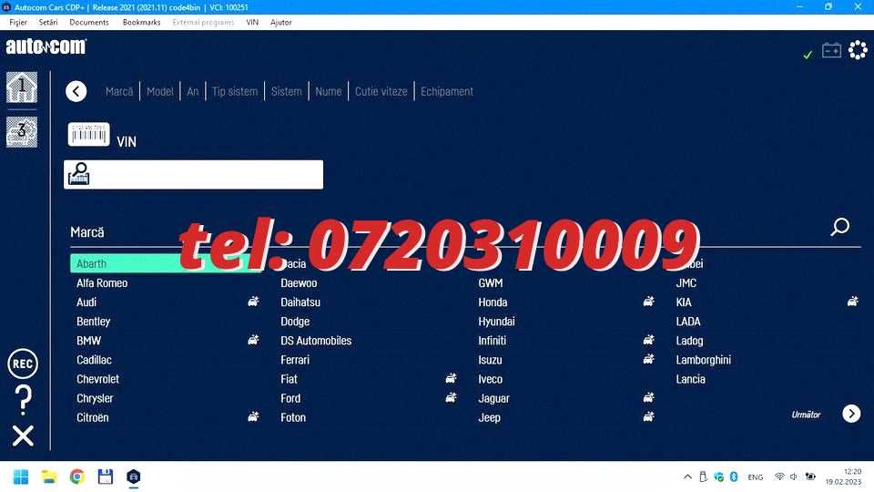 Program Diagnoza Delphiautocom 2021 Turisme Autoutilitare Camioan