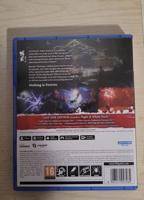 Vand wuchang fallen feathers ps5