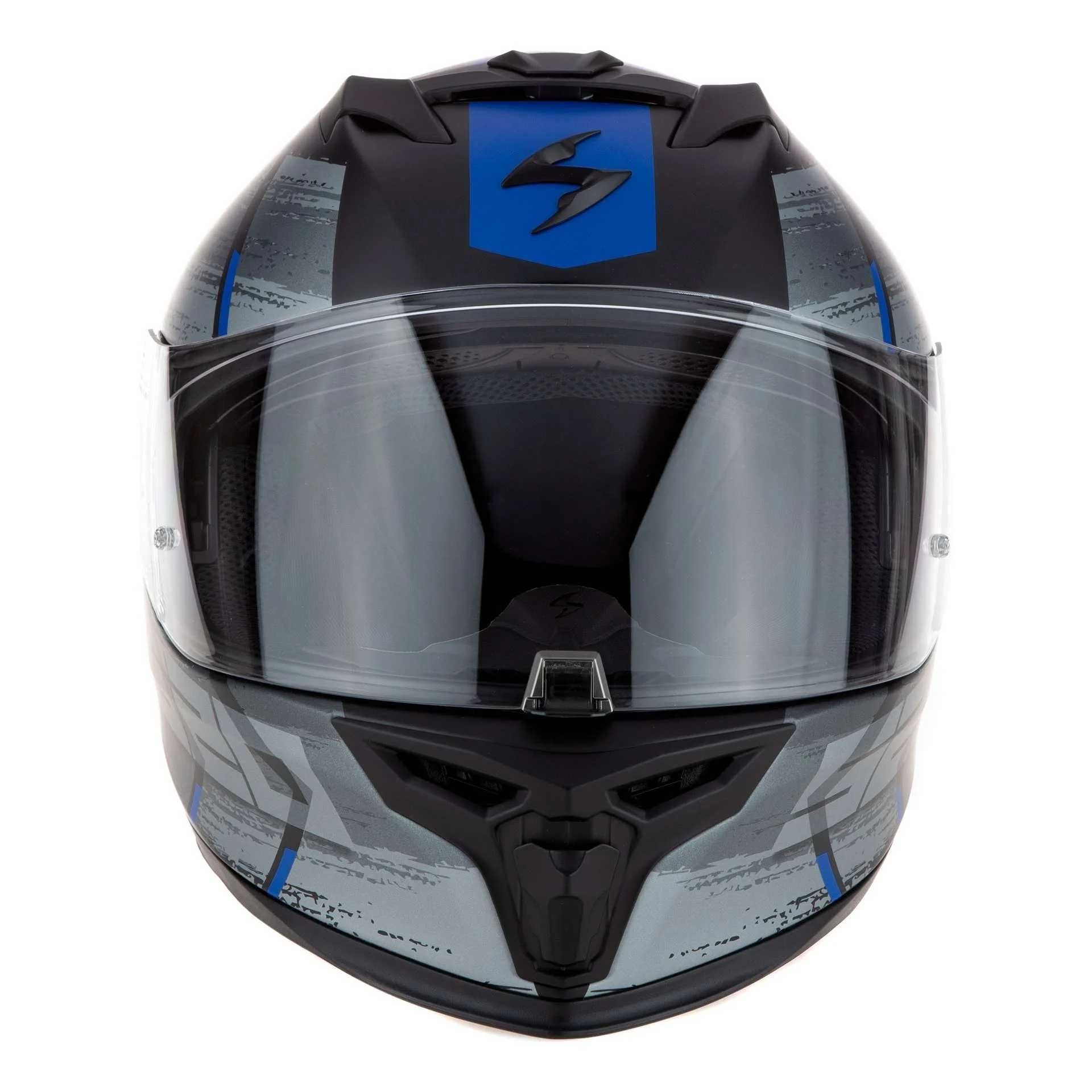 Мото Каска SCORPION EXO-520 EVO AIR Маha Blue Matt,очила,S 55-56