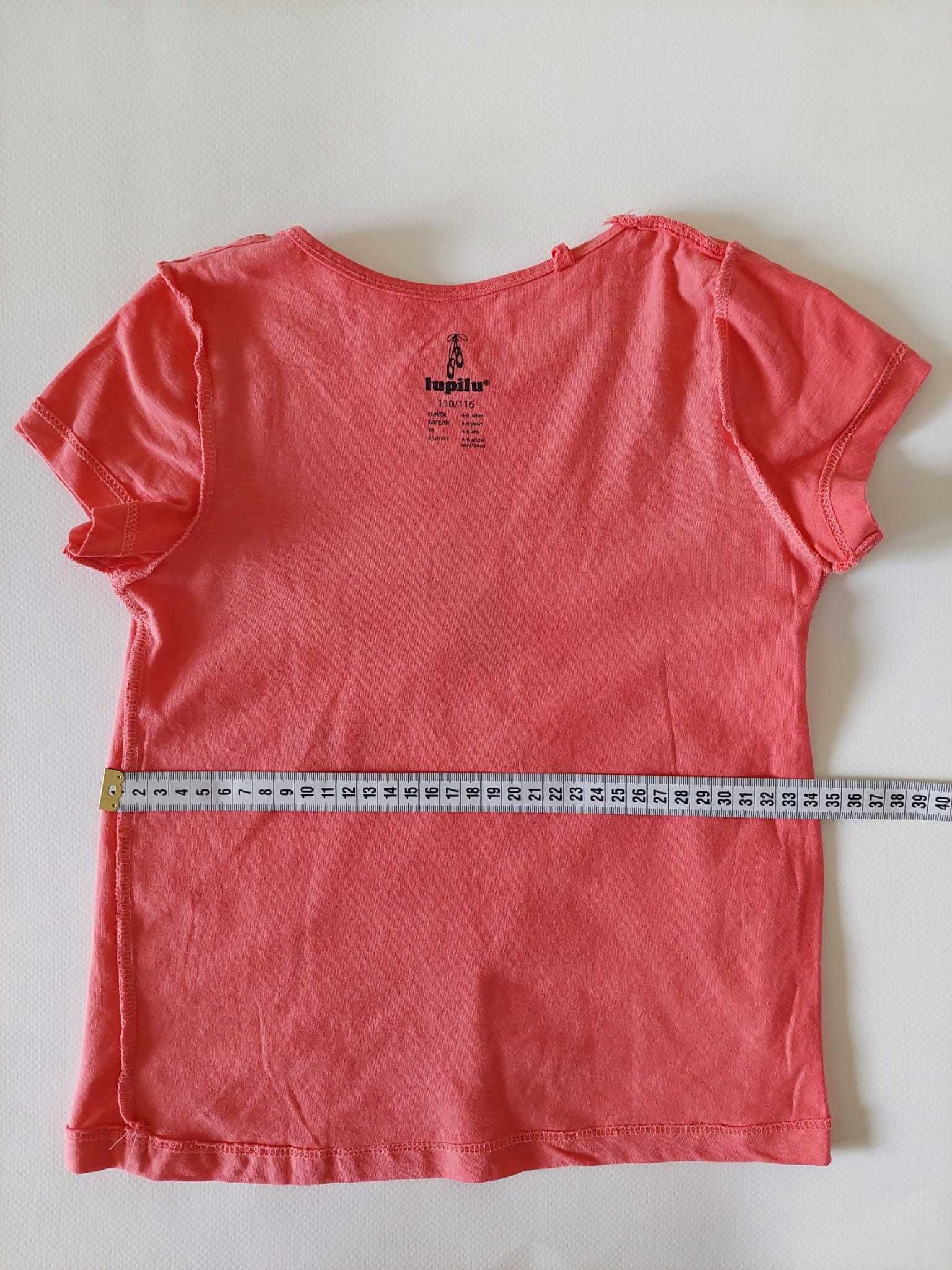 Tricou balerina, corai, Lupilu