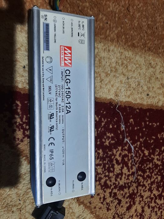 Sursă 12v 11a Mean Well CLG-150-12A