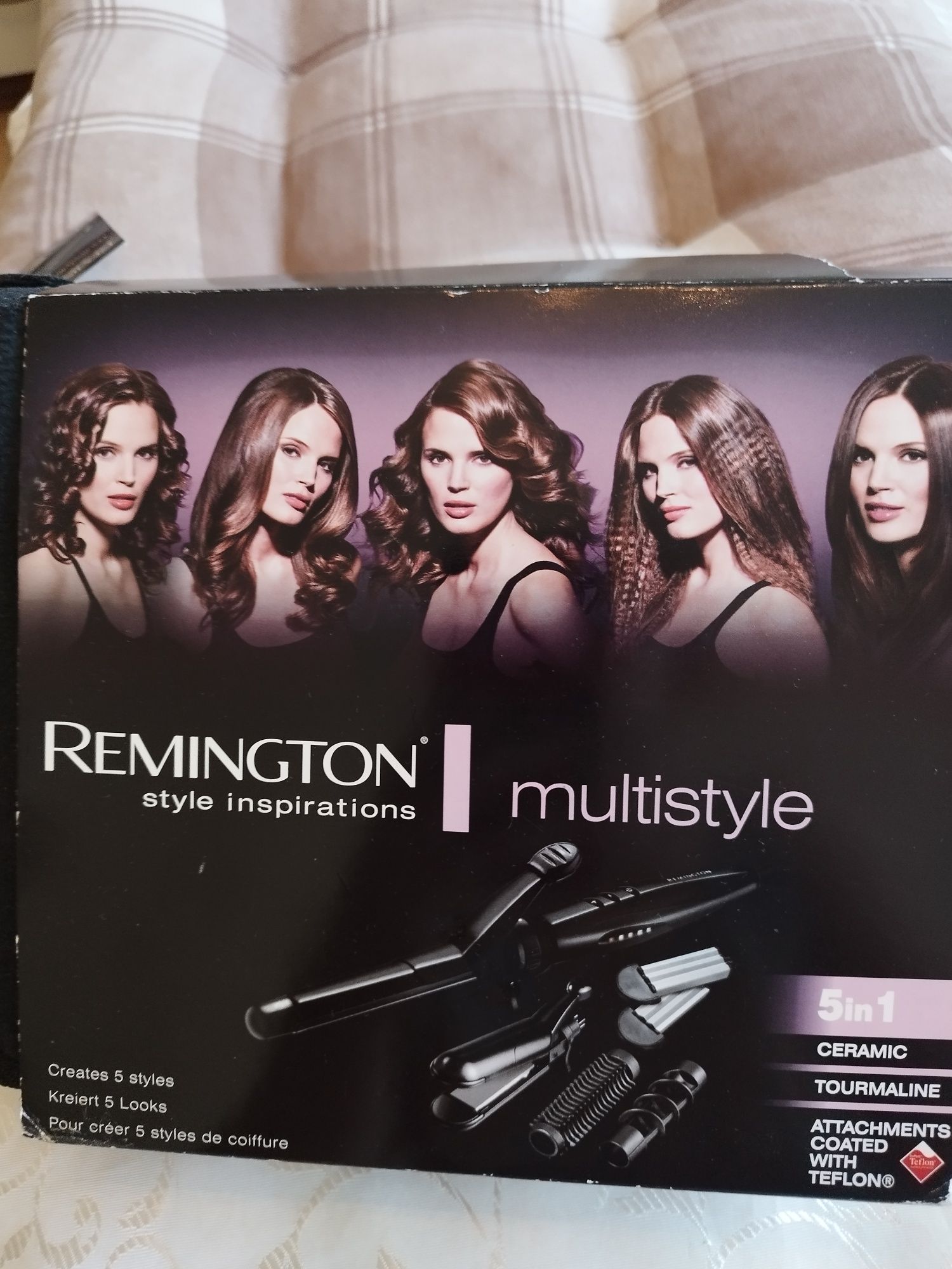 Маша за коса Remington S8670 Е51, 5 Аксесоара, Керамично покритие