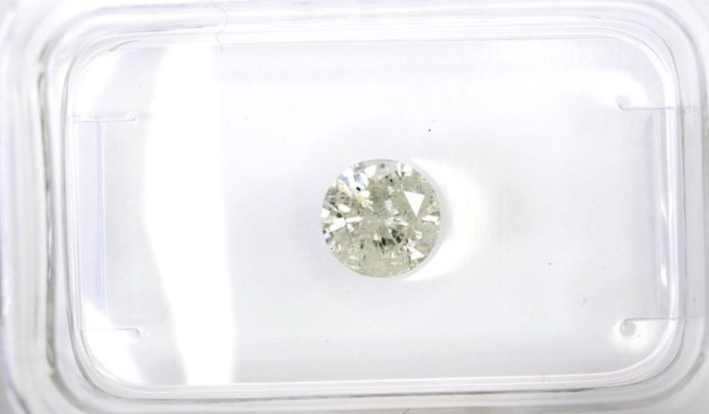 Diamant natural 0.51 ct Round Brilliant – certificat AIG