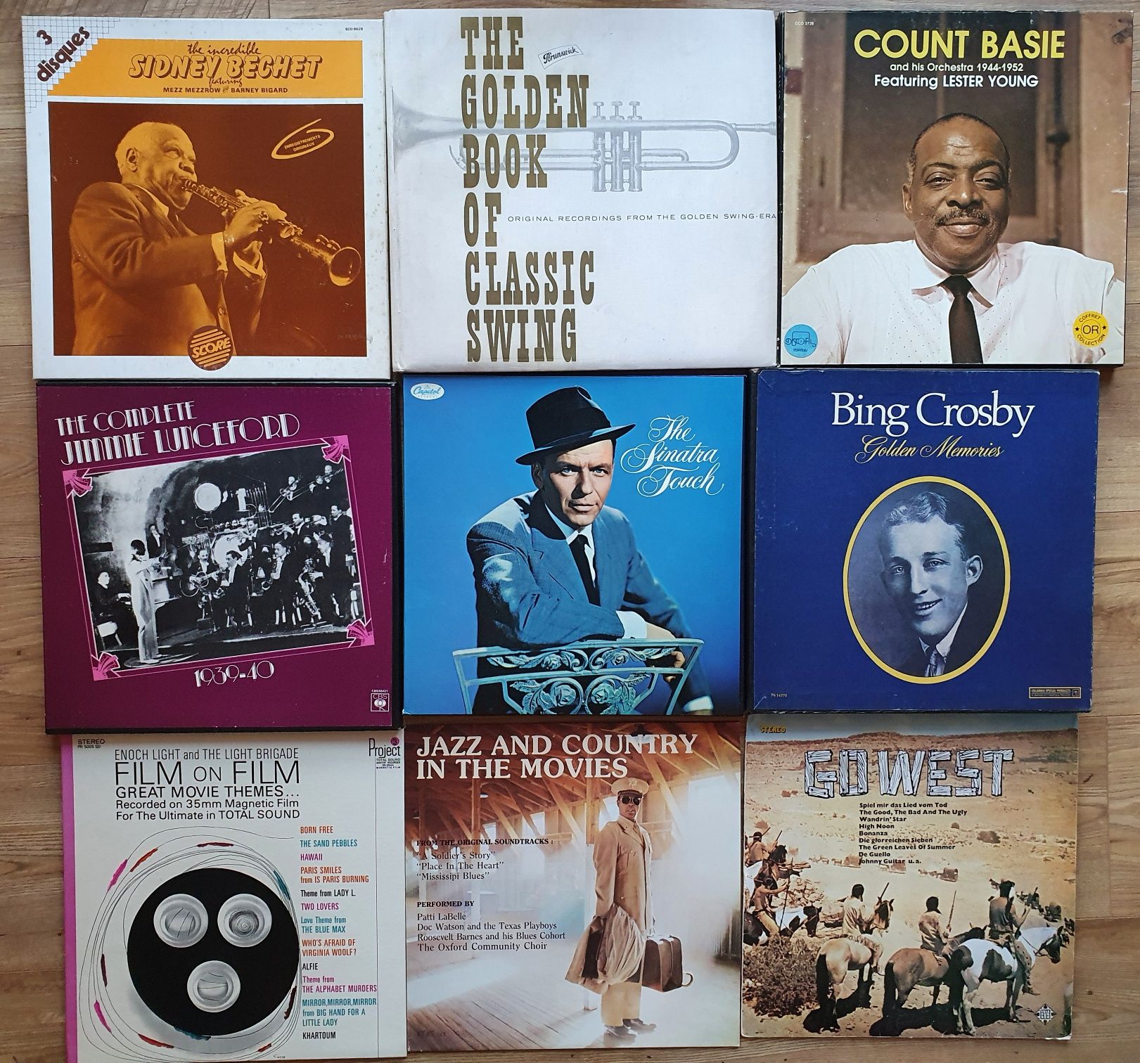 Disc vinil - vinyl Frank Sinatra Bing Crosby Count Basie Sidney Bechet