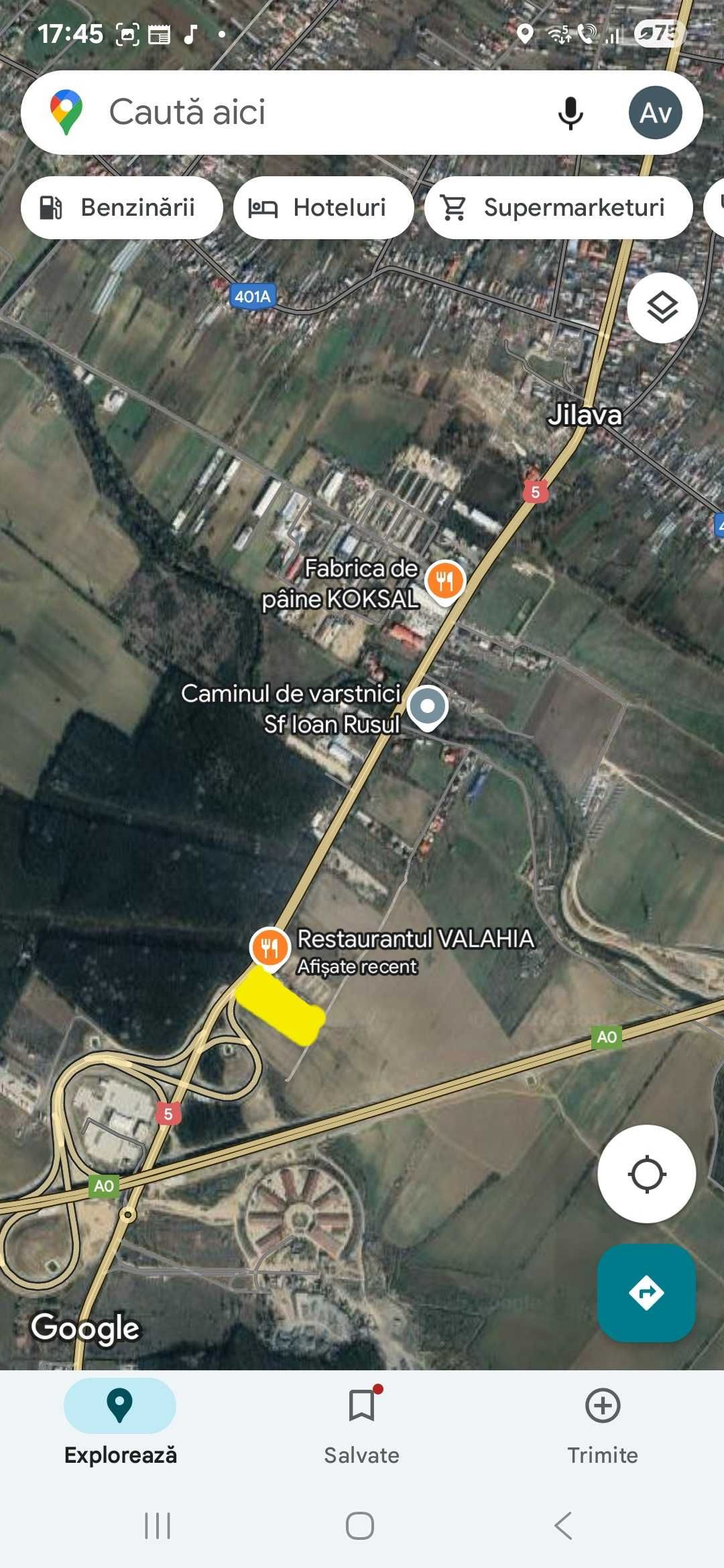 Proprietar, teren intravilan Jilava la DN, intre 6.000 mp si 12.200 mp