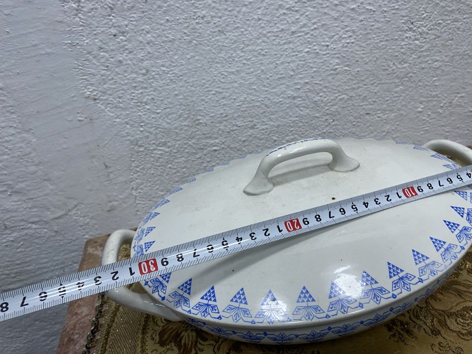 Стар френски супник от порцелан