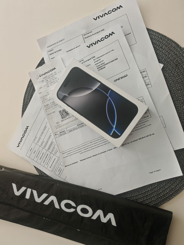 Iphone 16 pro 256 GB Black titanium НОВ