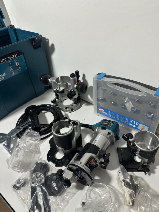Freza festool makita kit complet RT702C NOU