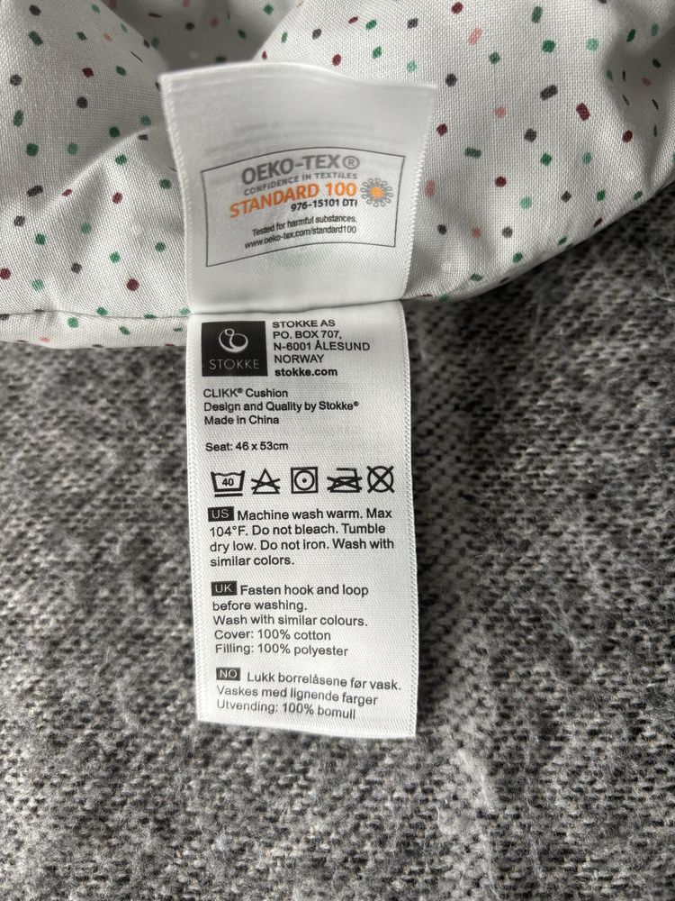 Stokke® Clikk™ Възглавничка - цвят Grey Sprinkles