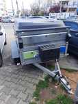Remorca cu capac Lider 750 kg