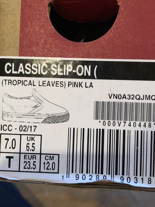 Летни Детски обувки Ванс размер 23.5 / Vans