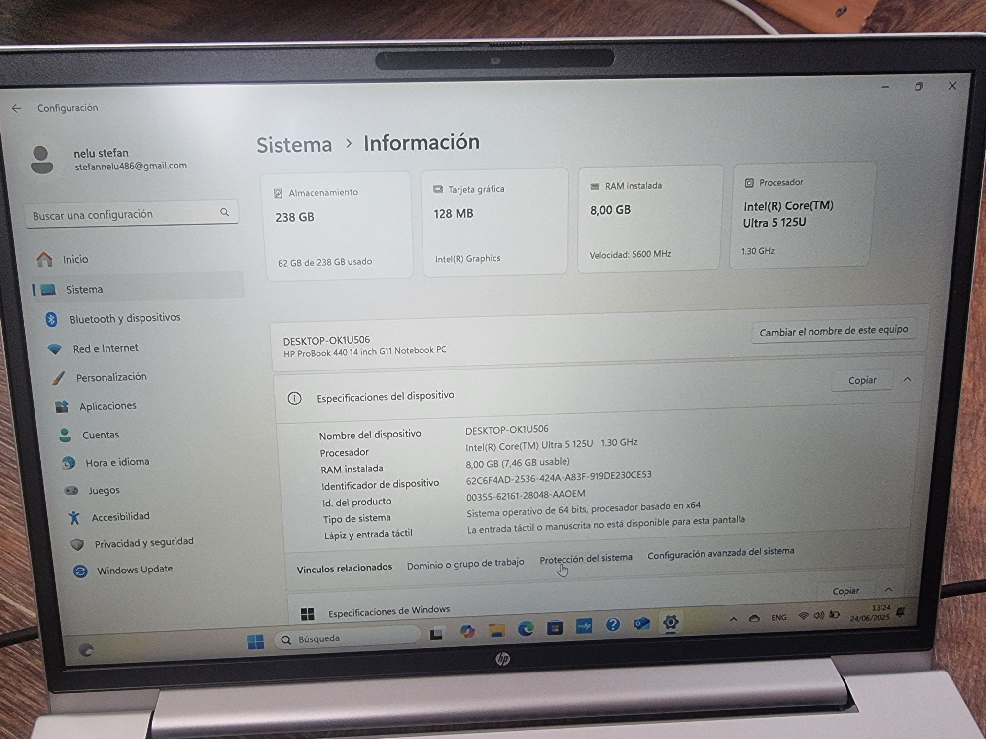 Hp probook 440 g11