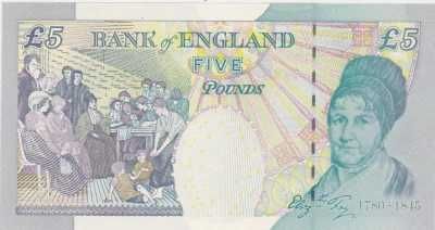 Anglia  5 POUNDS LIRE ND(2006) aUNC+