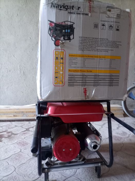 Генератор сотилади янги 7,5 квт НАВИГАТОРЫ
