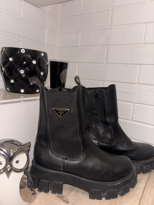 Зимни кожени боти