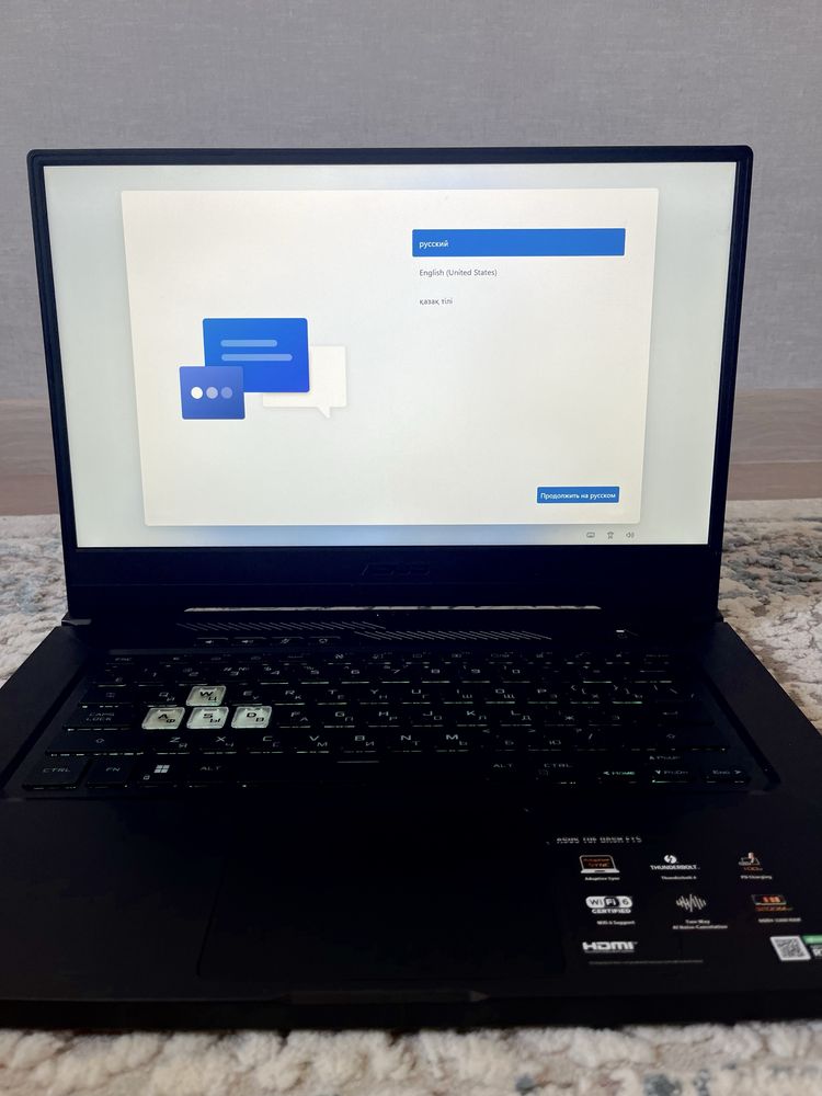 Игровой ноутбук Asus Tuf Dash F15 продается, в отличном состоянии