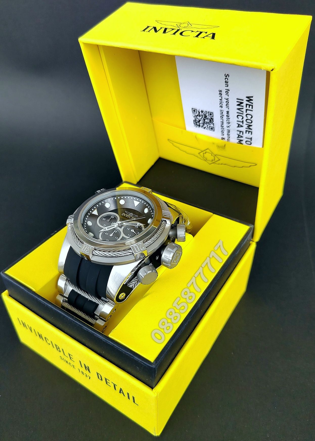 Invicta Bolt Zeus Silver 53 мм НОВ