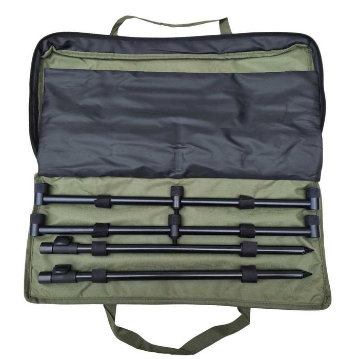 Set 2 BUZZ BAR FEEDER CU picheti si suporti feeder 3 posturi+geanta