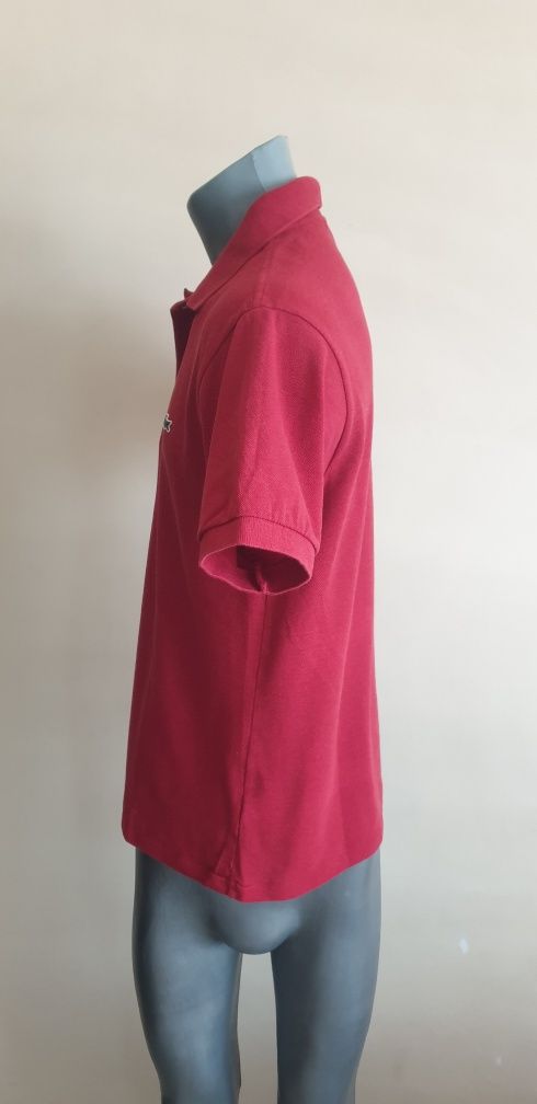 Lacoste Pique Cotton Classic Fit Size / 4 - M  ОРИГИНАЛ! Мъжка Тениска