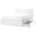 Pat dormitor cu depozitare Ikea 160x200
