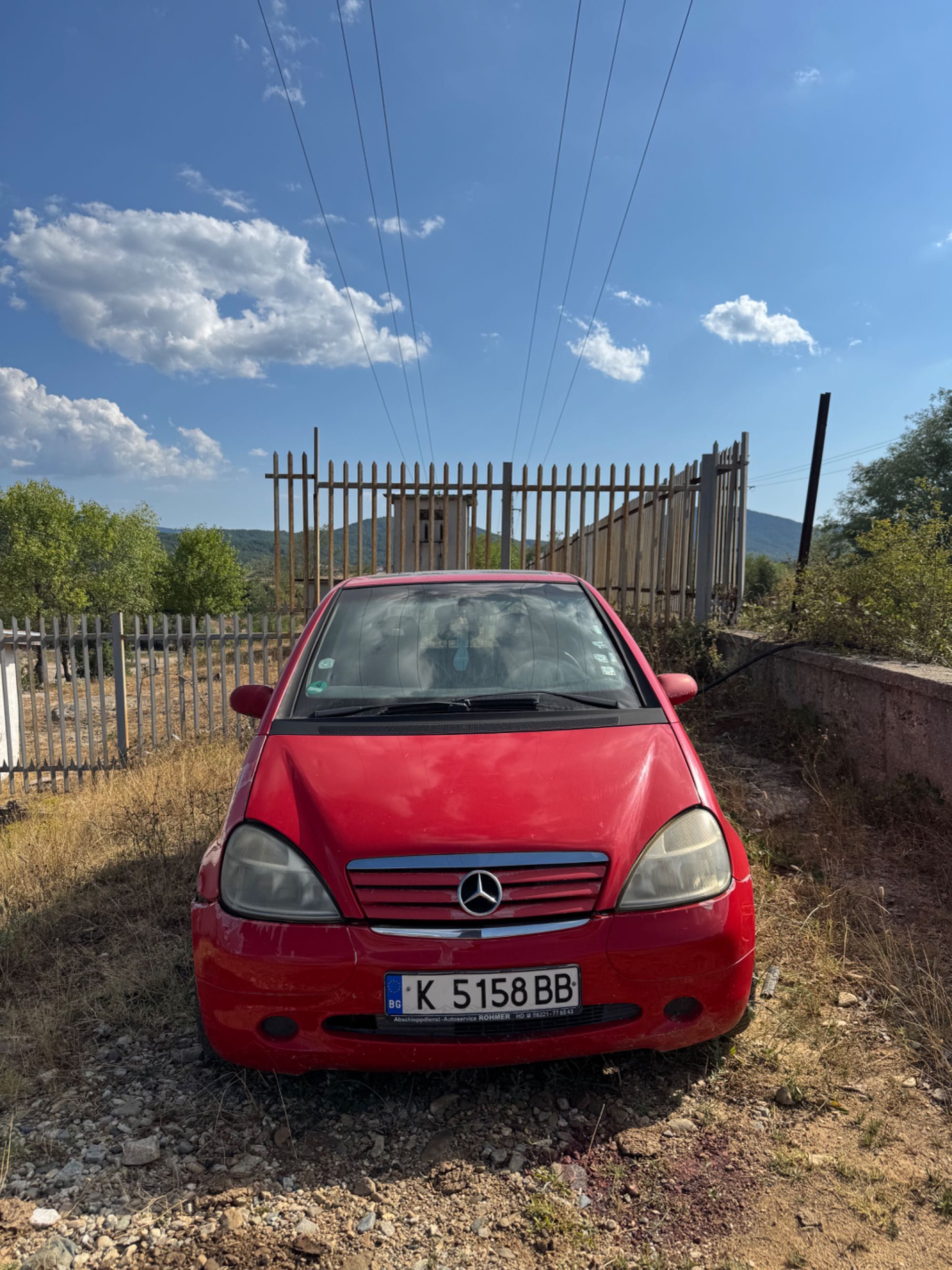 Mercedes A140 на части