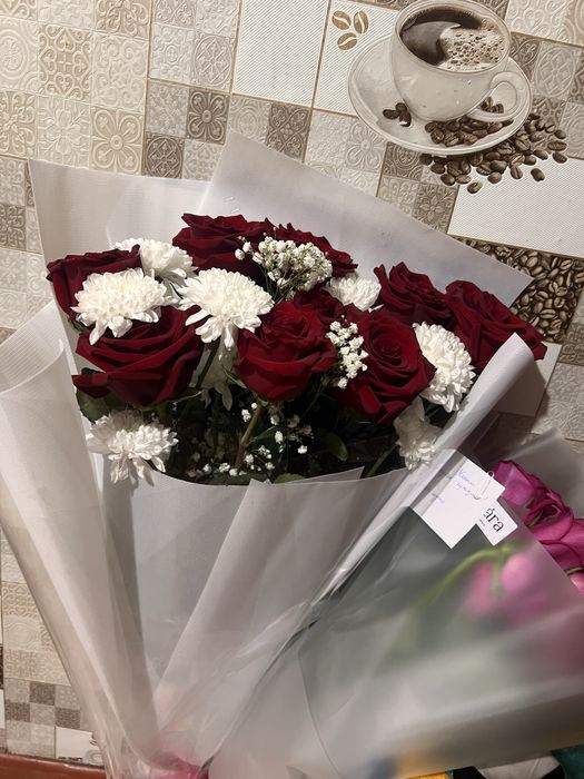 Роза букет 9шт и 11шт