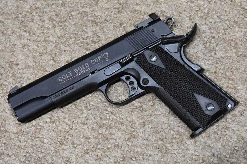 Airsoft GREU FULL METAL*Putere Modificata La 5 JOULI*Pistol COLT 1911