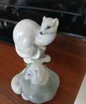 Фарфоровые статуэтки Песцы 1954г. СССР