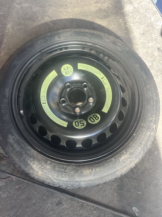 Резервна гума за Мерцедес-5Х120,125/80/17, Е класа