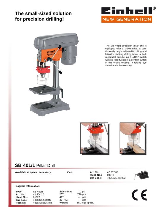 Coloana găurit (frezat)