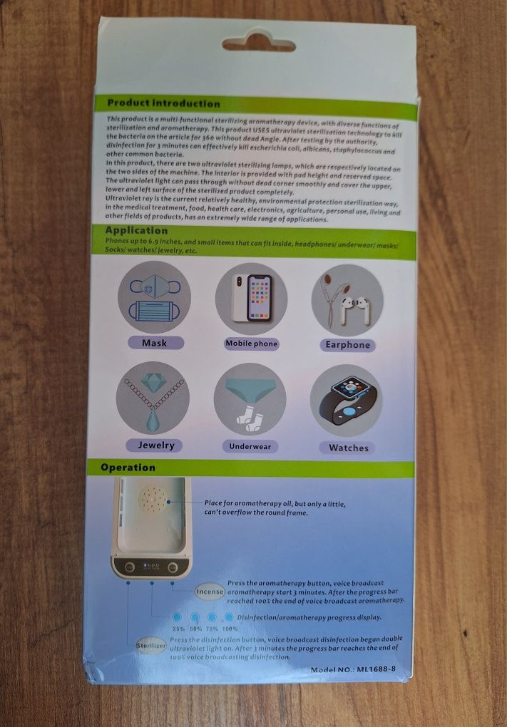 Sterilizator UV portabil