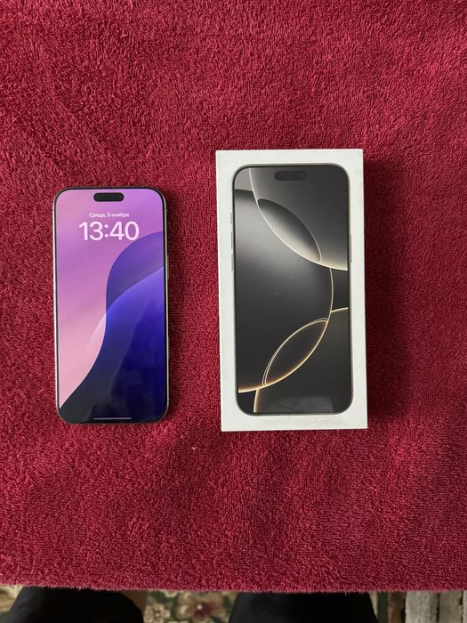 16 pro max 256гб 520000тг