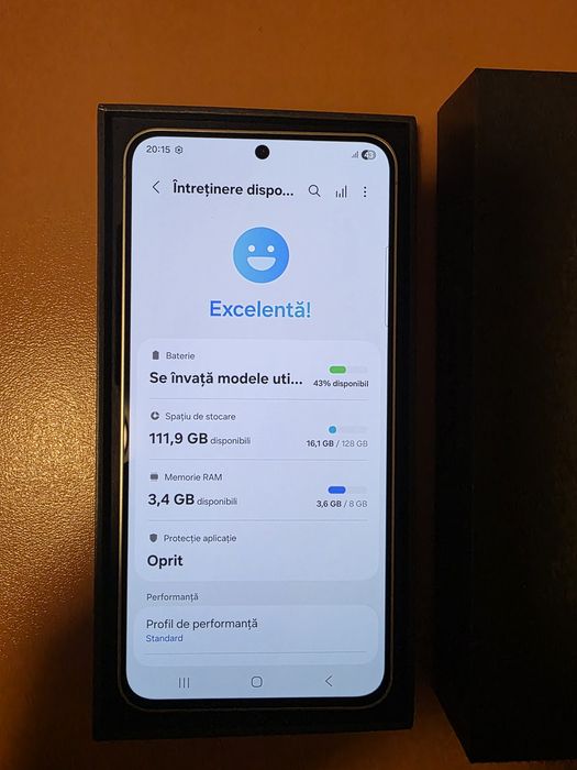Samsung S25 Fe 128gb 8gb ram Iceblue open box factura garantie Samsung