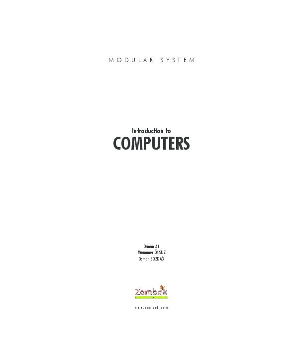 Intro to Computers. Информатика на английском