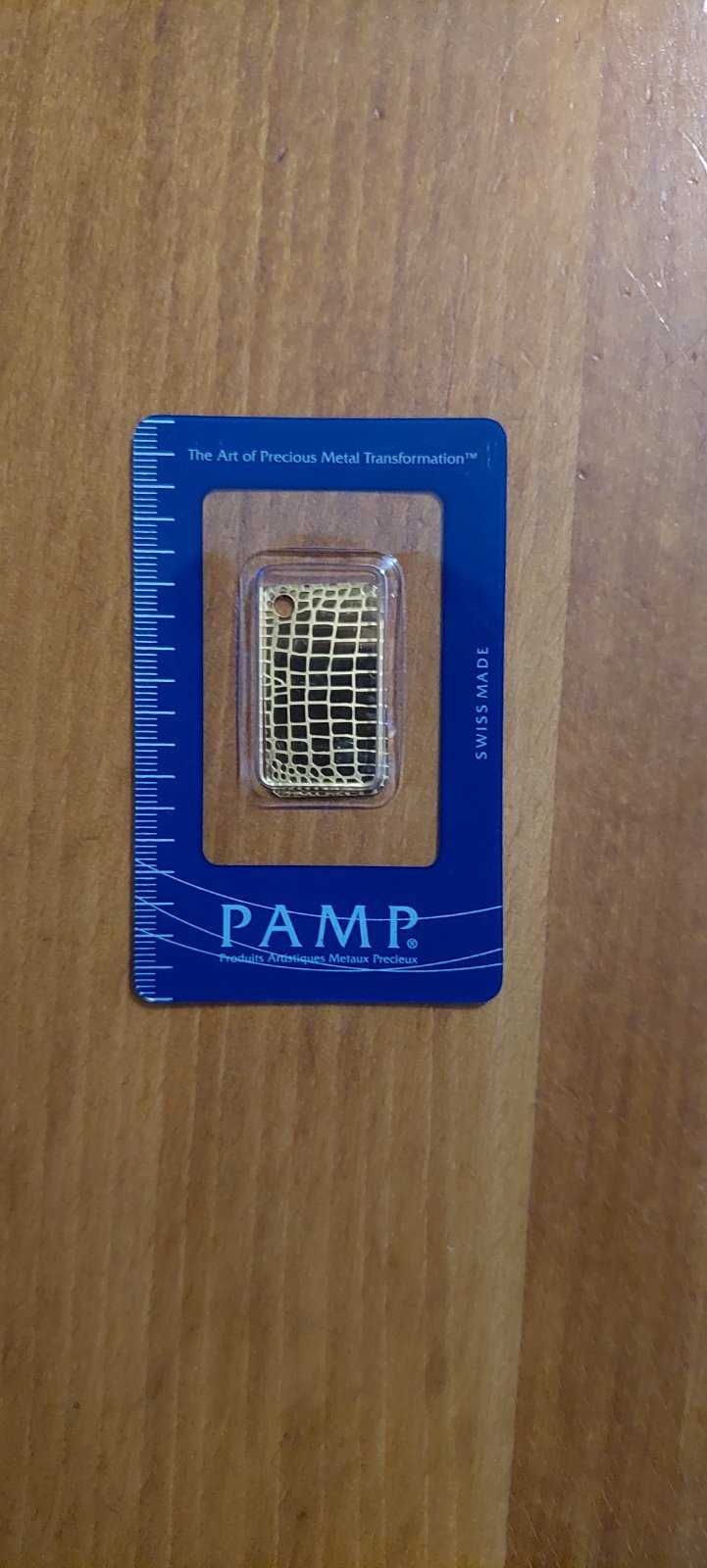 Златно кюлче pamp