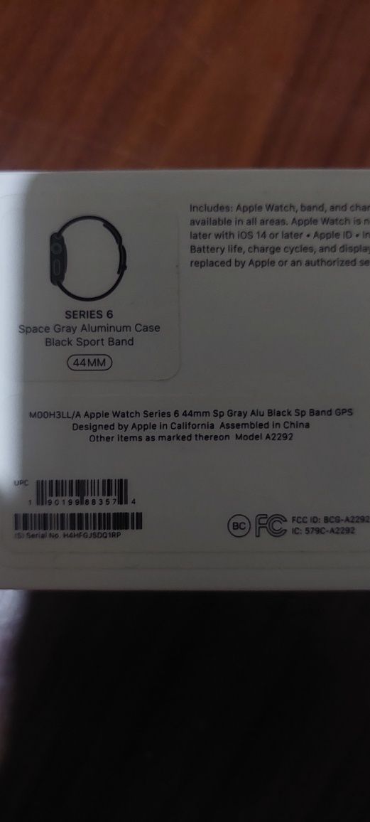 Продаю Apple Watch 6 44mm 99% недорого за 180 у.е!