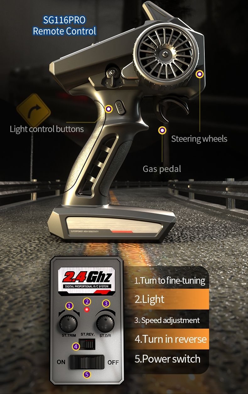 Високоскоростна количка с дистанционно управление Beast Pro 50km/h