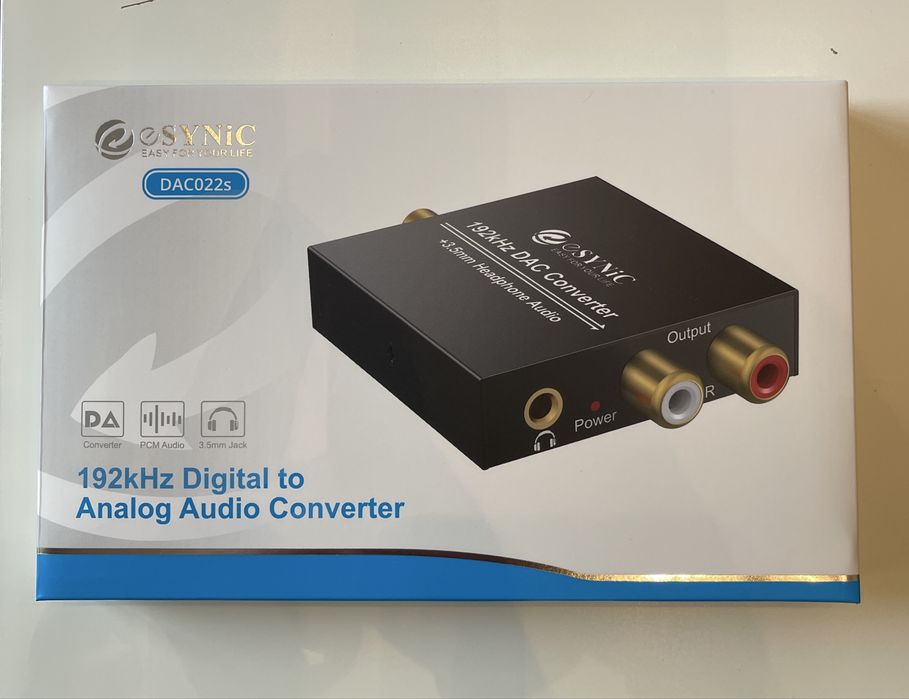 DAC - Convertor audio digital - analog 192 kHz.