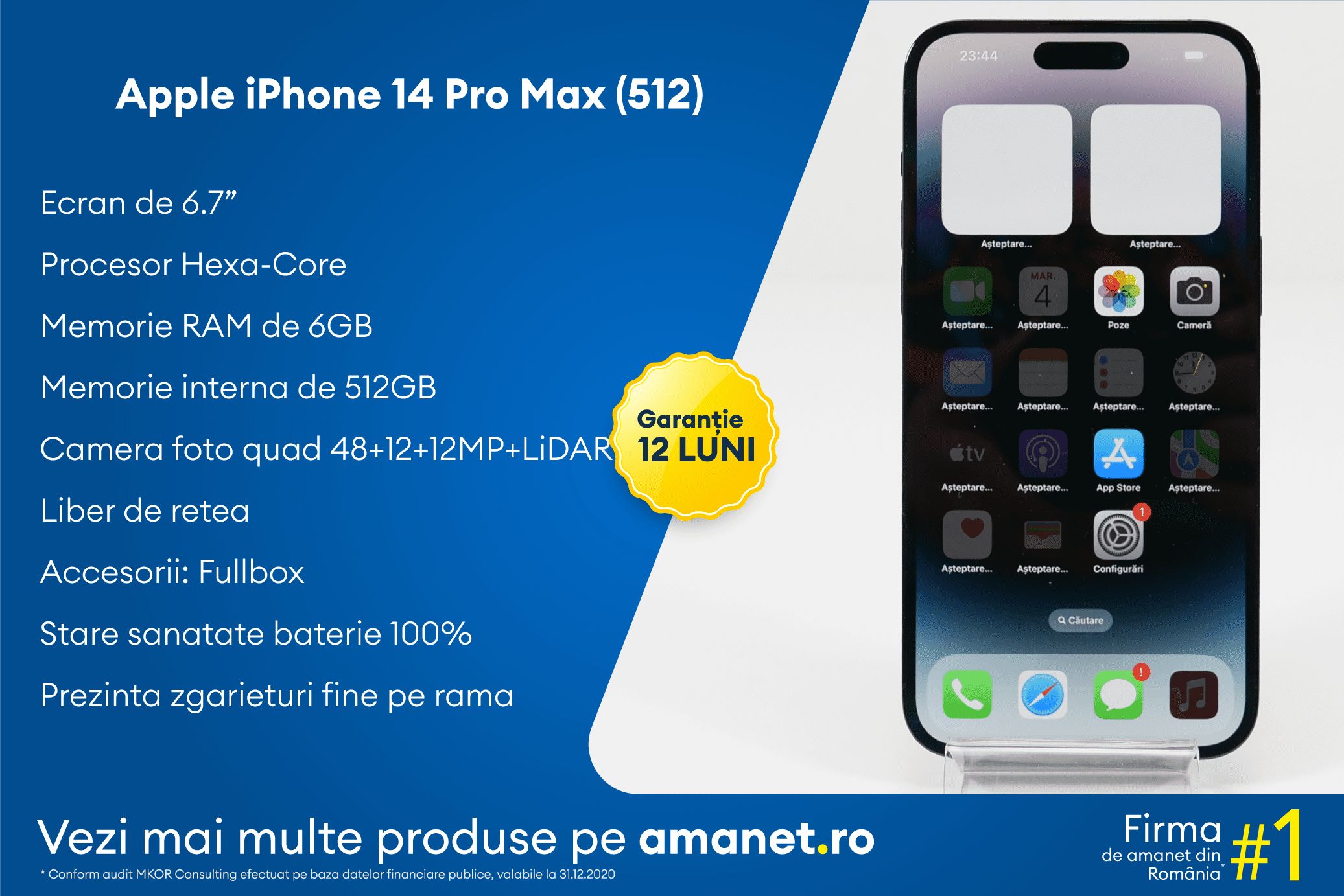 Apple iPhone 14 Pro Max (512) - BSG Amanet & Exchange