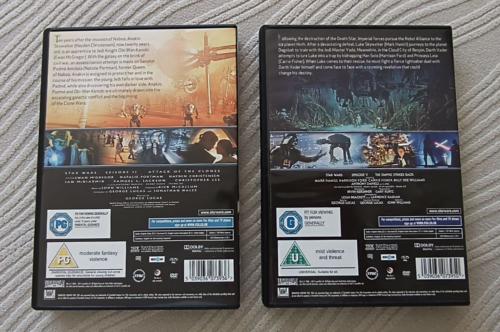 Star wars DVD филми