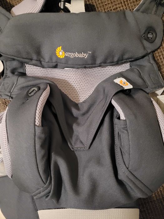 Ergobaby 360 Cool Air Mesh ергономична раница Carbon/Grey