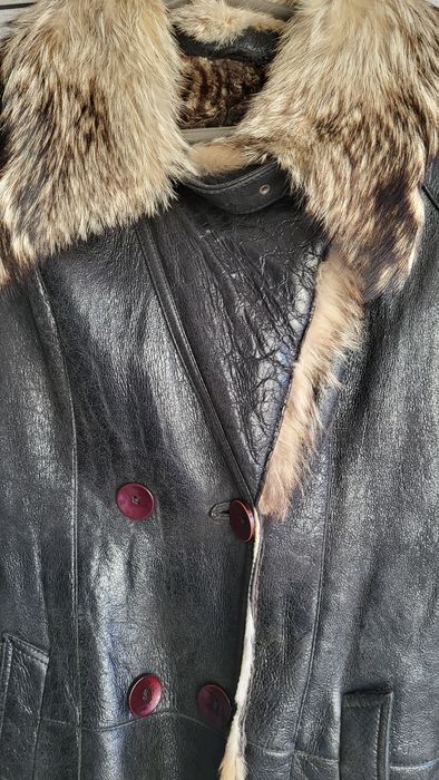 Дубленка теплая б/у