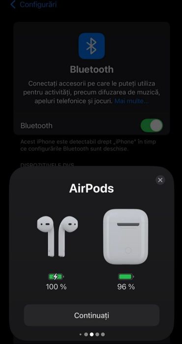 Vand căști earpods noi