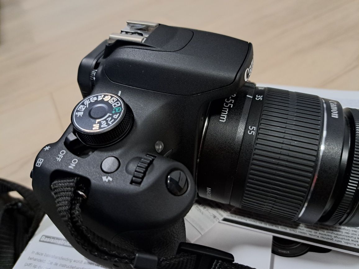 Camera DSLR Canon EOS 1200D, 18MP, Black + Obiectiv EF-S 18-55mm III