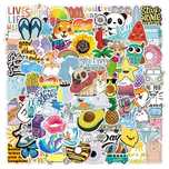 Set 50 stickere waterproof. Pentru sticle, laptop, telefon, bagaj etc