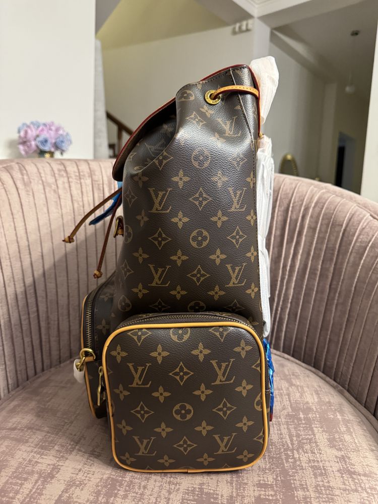 Ghiozdan Louis Vuitton Piele Naturala