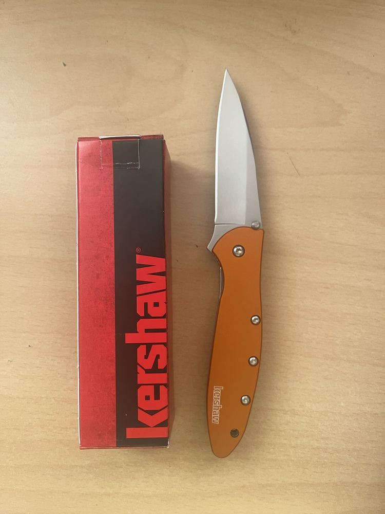 Нож Kershaw leek orange